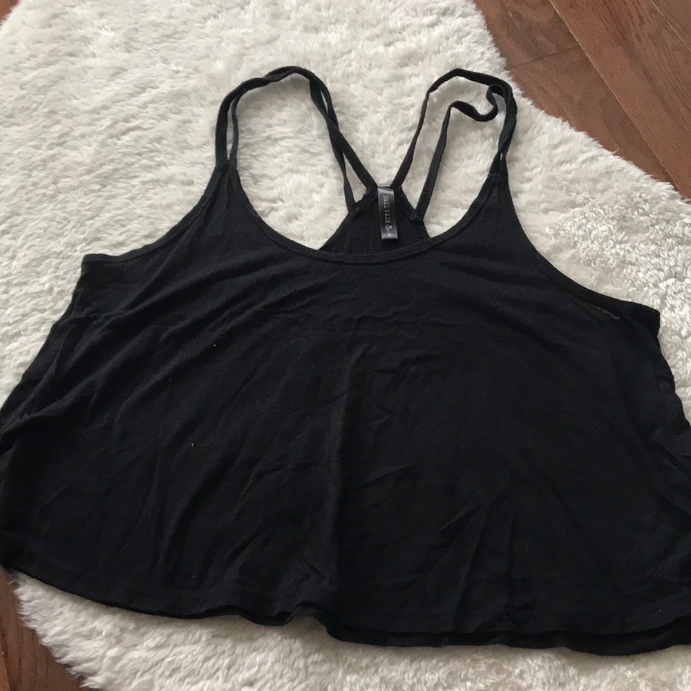 Crop black tank